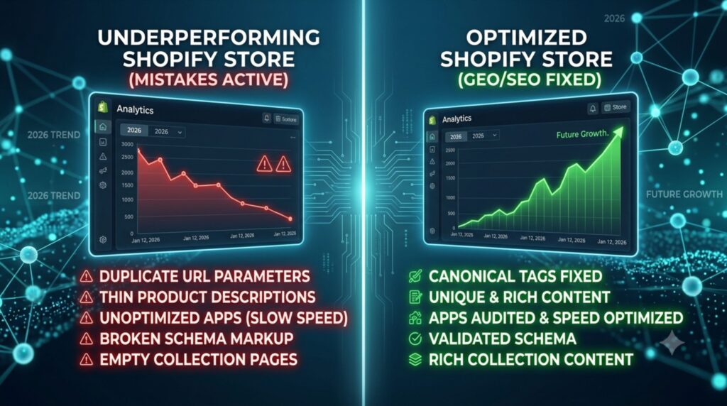 5 Shopify SEO Mistakes Quietly Killing Your Organic Traffic